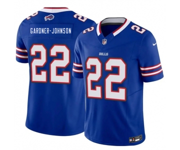 Men's Buffalo Bills #22 C.J. Gardner-Johnson Blue 2026 F.U.S.E. Vapor Untouchable Limited Stitched Football Jersey