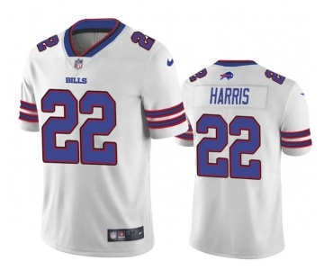 Men's Buffalo Bills #22 Damien Harris White Vapor Untouchable Limited Stitched Jersey