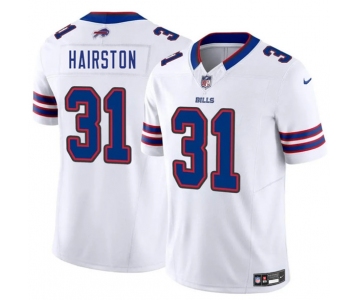 Men's Buffalo Bills #31 Maxwell Hairston White 2025 Draft F.U.S.E. Vapor Untouchable Limited Football Stitched Jersey