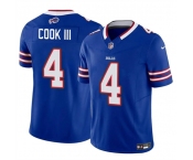 Men's Buffalo Bills #4 James Cook III Blue 2025 F.U.S.E. Vapor Untouchable Limited Football Stitched Jersey