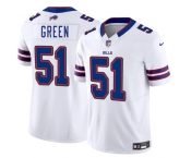 Men's Buffalo Bills #51 Kendrick Green White 2025 F.U.S.E. Vapor Untouchable Limited Football Stitched Jersey