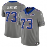 Men's Buffalo Bills #73 Dion Dawkins Gray F.U.S.E. 2026 Nickel City Vapor Football Stitched Jersey Men's Buffalo Bills #73 Dion Dawkins Gray F.U.S.E. 2026 Nickel City Vapor Football Stitched Jersey