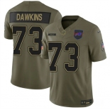 Men's Buffalo Bills #73 Dion Dawkins Olive 2025 F.U.S.E. Salute to Service Limited Football Stitched Jersey
