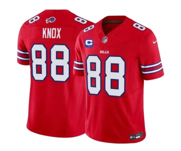 Men's Buffalo Bills #88 Dawson Knox Red 2026 F.U.S.E. Vapor With 1-Star C Patch Untouchable Limited Football Stitched Jersey