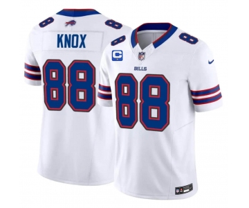 Men's Buffalo Bills #88 Dawson Knox White 2026 F.U.S.E. With 1-Star C Patch Vapor Untouchable Limited Football Stitched Jersey