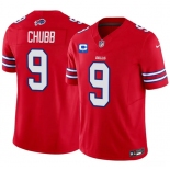 Men's Buffalo Bills #9 Bradley Chubb Red 2026 F.U.S.E. 1-Star C Patch Vapor Untouchable Limited Football Stitched Jersey Men's Buffalo Bills #9 Bradley Chubb Red 2026 F.U.S.E. 1-Star C Patch Vapor Untouchable Limited Football Stitched Jersey