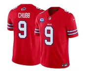 Men's Buffalo Bills #9 Bradley Chubb Red 2026 F.U.S.E. 1-Star C Patch Vapor Untouchable Limited Football Stitched Jersey