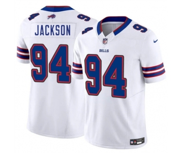 Men's Buffalo Bills #94 Maxwell Hairston White 2025 Draft F.U.S.E. Vapor Untouchable Limited Football Stitched Jersey