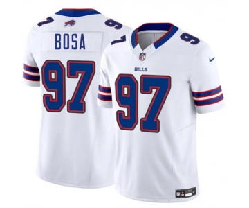 Men's Buffalo Bills #97 Joey Bosa White 2025 F.U.S.E. Vapor Untouchable Limited Football Stitched Jersey