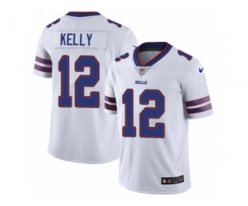 Men's Nike Buffalo Bills #12 Jim Kelly Vapor Untouchable Limited White NFL Jersey