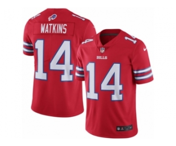 Men's Nike Buffalo Bills #14 Sammy Watkins Limited Red Rush NFL Jersey