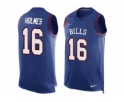 Men's Nike Buffalo Bills #16 Andre Holmes Limited Royal Blue Player Name & Number Tank Top NFL Jersey