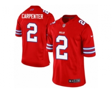 Men's Nike Buffalo Bills #2 Dan Carpenter Limited Red Rush NFL Jersey