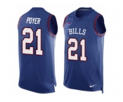 Men's Nike Buffalo Bills #21 Jordan Poyer Limited Royal Blue Player Name & Number Tank Top NFL Jersey