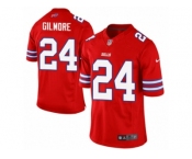 Men's Nike Buffalo Bills #24 Stephon Gilmore Limited Red Rush NFL Jersey