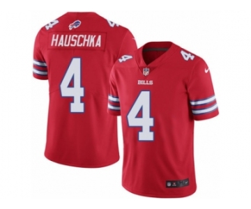 Men's Nike Buffalo Bills #4 Stephen Hauschka Limited Red Rush NFL Jersey