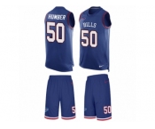 Men's Nike Buffalo Bills #50 Ramon Humber Limited Royal Blue Tank Top Suit NFL Jersey