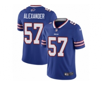 Men's Nike Buffalo Bills #57 Lorenzo Alexander Vapor Untouchable Limited Royal Blue Team Color NFL Jersey