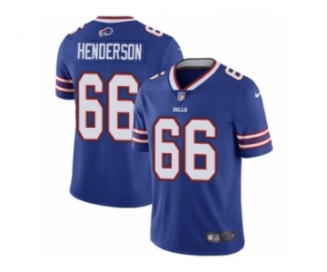 Men's Nike Buffalo Bills #66 Seantrel Henderson Vapor Untouchable Limited Royal Blue Team Color NFL Jersey