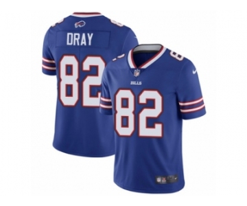 Men's Nike Buffalo Bills #82 Jim Dray Vapor Untouchable Limited Royal Blue Team Color NFL Jersey