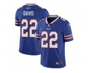 Nike Buffalo Bills #22 Vontae Davis Royal Blue Team Color Men Stitched NFL Vapor Untouchable Limited Jersey