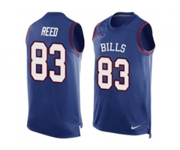Nike Buffalo Bills #83 Andre Reed Royal Blue Team Color Men's Stitched NFL Limited Tank Top Jersey
