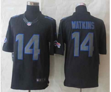 nike nfl jerseys buffalo bills #14 watkins black[nike impact limited][watkins]