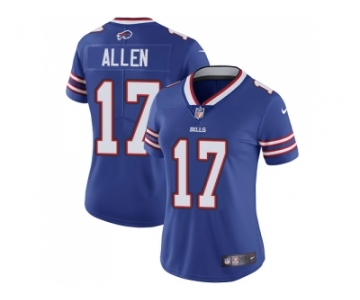 Women Nike Buffalo Bills #17 Josh Allen Royal Blue Team Color Stitched NFL Vapor Untouchable Limited Jersey