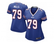 Women Nike Buffalo Bills #79 Jordan Mills Game Royal Blue Team Color NFL Jersey Women Nike Buffalo Bills #79 Jordan Mills Game Royal Blue Team Color NFL Jersey