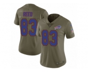 Women Nike Buffalo Bills #83 Andre Reed Limited Olive 2017 Salute to Service NFL Jersey Women Nike Buffalo Bills #83 Andre Reed Limited Olive 2017 Salute to Service NFL Jersey