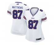 Women Nike Buffalo Bills #87 Jordan Matthews Game White NFL Jersey Women Nike Buffalo Bills #87 Jordan Matthews Game White NFL Jersey