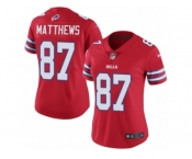 Women Nike Buffalo Bills #87 Jordan Matthews Limited Red Rush Vapor Untouchable NFL Jersey Women Nike Buffalo Bills #87 Jordan Matthews Limited Red Rush Vapor Untouchable NFL Jersey