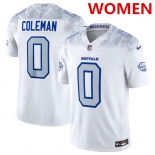 Women's Buffalo Bills #0 Keon Coleman White 2025 F.U.S.E. “Rivalries” Vapor Untouchable Football Stitched Jersey Women's Buffalo Bills #0 Keon Coleman White 2025 F.U.S.E. “Rivalries” Vapor Untouchable Football Stitched Jersey