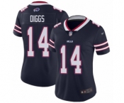 Women's Buffalo Bills #14 Stefon Diggs Navy Blue Inverted Legend Stitched NFL Nike Limited Jersey