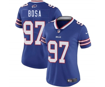 Women's Buffalo Bills #97 Joey Bosa Royal 2025 Vapor Stitched Football Jersey