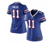 Women's Nike Buffalo Bills #11 Greg Salas Limited Royal Blue Team Color NFL Jersey