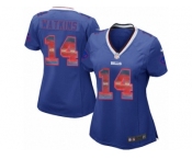 Women's Nike Buffalo Bills #14 Sammy Watkins Limited Royal Blue Strobe NFL Jersey
