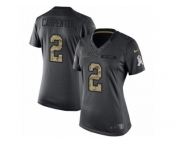 Women's Nike Buffalo Bills #2 Dan Carpenter Limited Black 2016 Salute to Service NFL Jersey