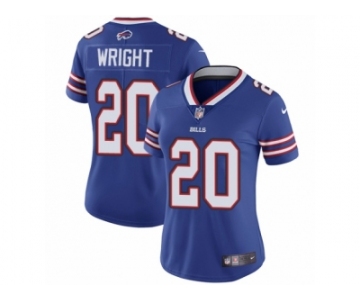Women's Nike Buffalo Bills #20 Shareece Wright Vapor Untouchable Limited Royal Blue Team Color NFL Jersey