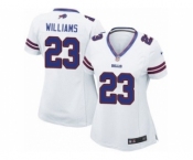Women's Nike Buffalo Bills #23 Aaron Williams White NFL Jersey