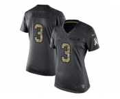 Women's Nike Buffalo Bills #3 E. J. Manuel Limited Black 2016 Salute to Service NFL Jersey