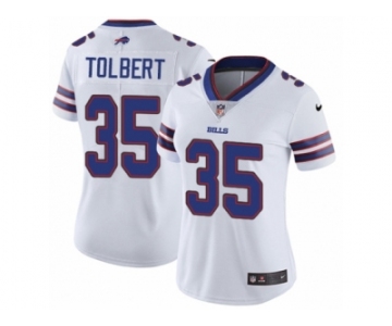 Women's Nike Buffalo Bills #35 Mike Tolbert Vapor Untouchable Limited White NFL Jersey
