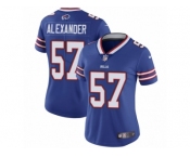 Women's Nike Buffalo Bills #57 Lorenzo Alexander Vapor Untouchable Limited Royal Blue Team Color NFL Jersey