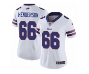 Women's Nike Buffalo Bills #66 Seantrel Henderson Vapor Untouchable Limited White NFL Jersey
