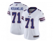 Women's Nike Buffalo Bills #71 Cyrus Kouandjio Vapor Untouchable Limited White NFL Jersey