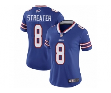 Women's Nike Buffalo Bills #8 Rod Streater Royal Blue Team Color Vapor Untouchable Limited Player NFL Jersey