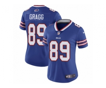 Women's Nike Buffalo Bills #89 Chris Gragg Vapor Untouchable Limited Royal Blue Team Color NFL Jersey