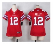 nike women nfl jerseys buffalo bills #12 jim kelly red[nike]