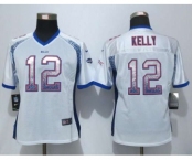 nike women nfl jerseys buffalo bills #12 jim kelly white[Elite drift fashion]