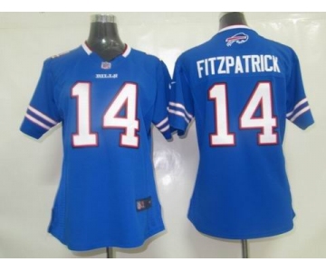 nike women nfl jerseys buffalo bills #14 fitzpatrick blue[nike]